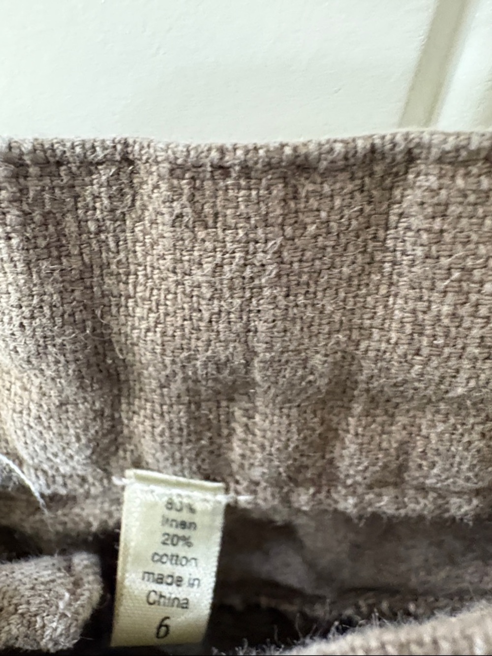 Dylan Women’s Casual‎ green/Brown linen blend Shorts - Picture 6 of 9